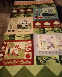 patchwork coperta primavera
