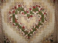 patchwork coperta fiore