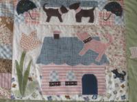 patchwork coperta cagnolini
