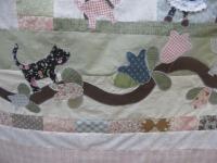 patchwork coperta gattini