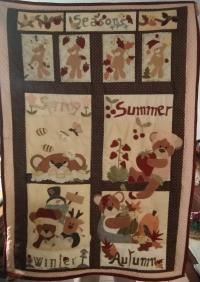 patchwork coperta stagioni
