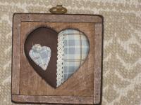 cuore quadretto in patchwork
