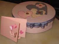 scatola di cartone rotonde da regalo